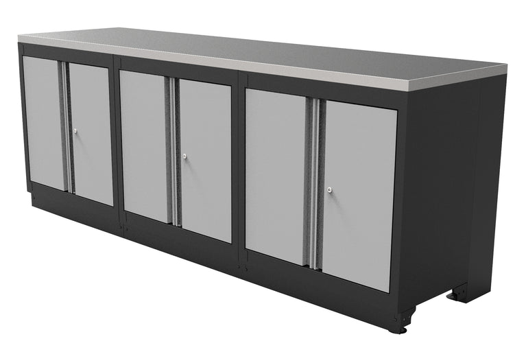 RVS werkblad 2588x700x40 mm