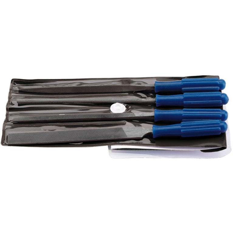 Naaldvijl set, 100mm, 4dlg