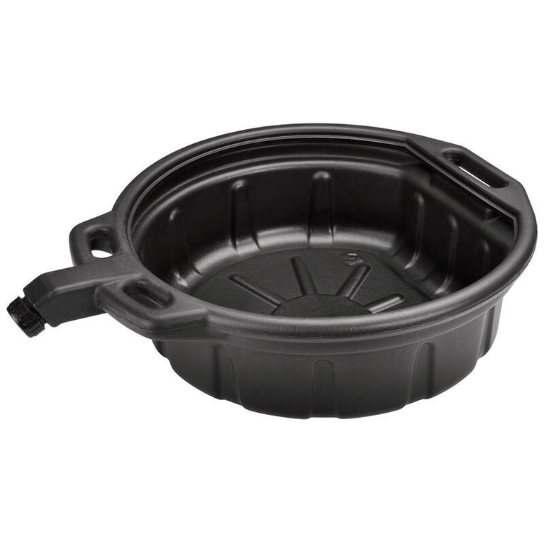 Olie opvangbak met schenktuit, 16L, zwart