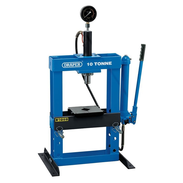 Pers, 10 ton, tafelmodel, handbediening