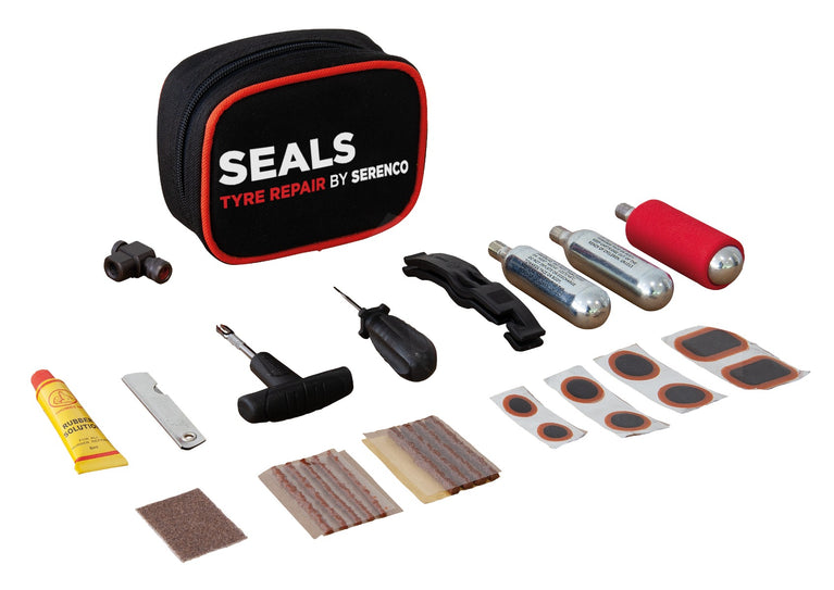 SEALS Bandenreparatieset voor fietsen en motorfietsen