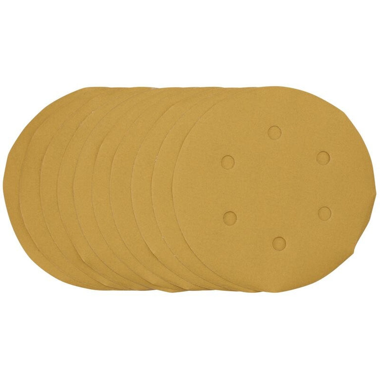 Schuurpapier Ø150mm, velcro, 6 gaten K400, 10x