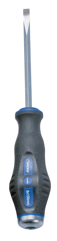 Schroevendraaier met doorgeslagen kling - Sleufkop 9.5 mm