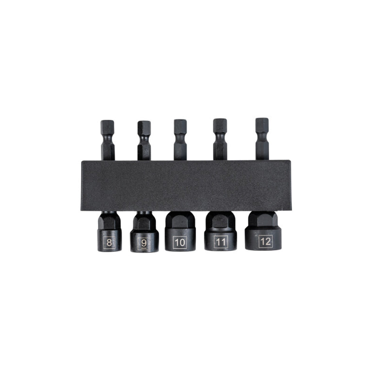 Spiraal bitdoppenset 1/4", 5dlg