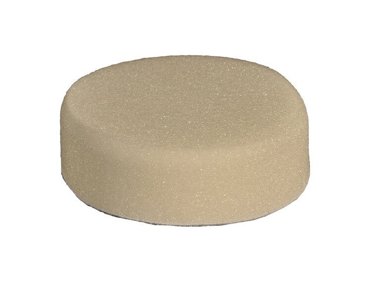 Spons Ø80x25mm afgerond (wit)