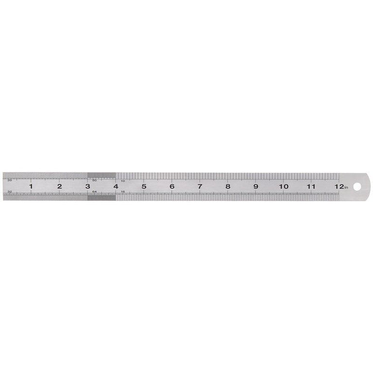 Stainless Steel Rule, 300mm, 12"