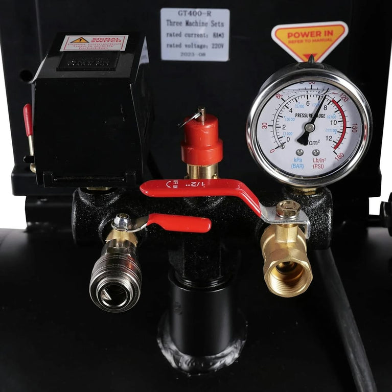 Compressor olievrij 3x1pk 100L tank 230V