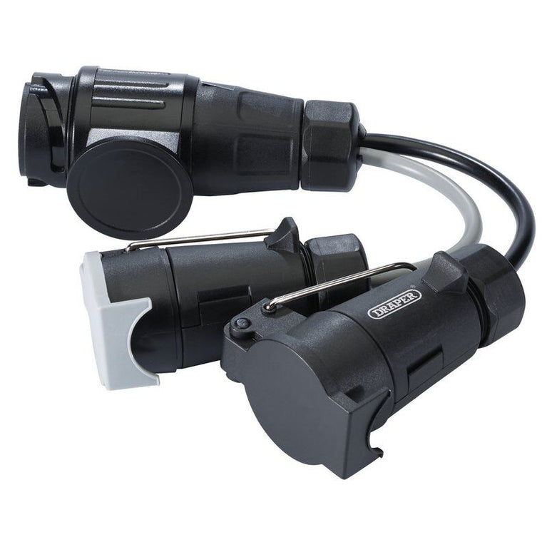 Trekhaak verloopadapter 13-polig Jaeger naar 7-polig (N-Type/S-Type)