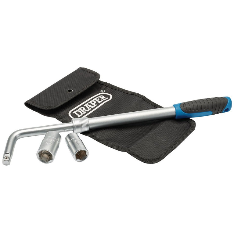 Uitschuifbare wielmoersleutel 1/2"