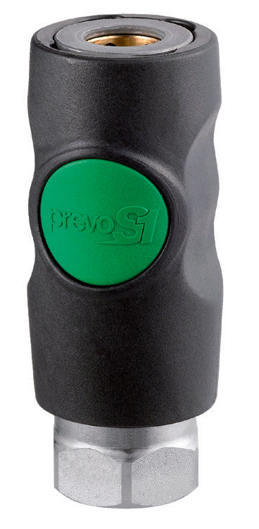 Veiligheidskoppeling 3/8" binnendr EURO (ESI-071102) groen