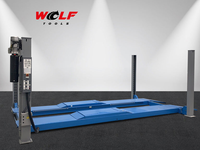 Wolf WL455WF 4-Koloms Hefbrug 5500 kg met Wielvrijhefsysteem