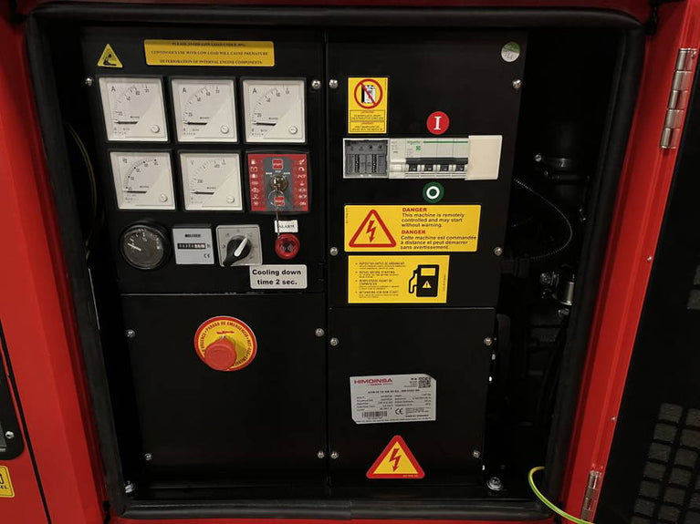 Himoinsa HYW 35 kVA Aggregaat YANMAR 4TNV98 Generatorset stroomgroep Notstromaggregat super geluidgedempt