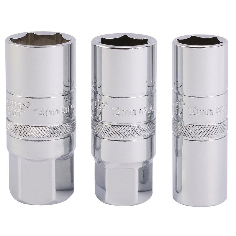 1/2" Bougie doppenset, 3dlg