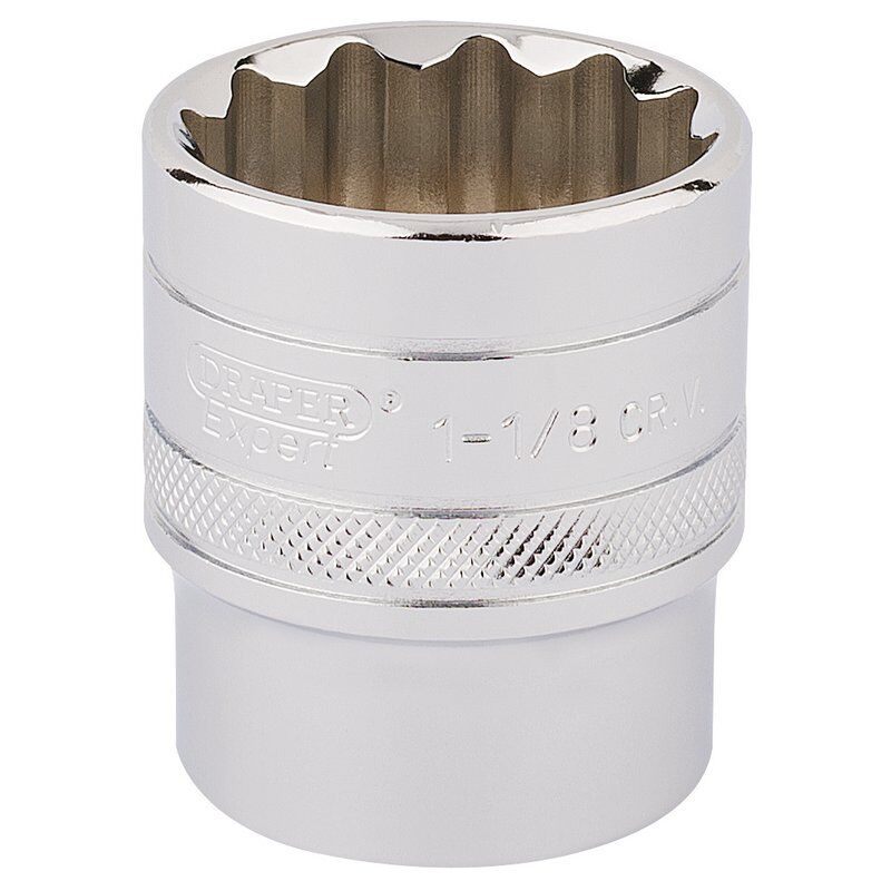 1/2" Dop Inch, 12-kant, 1.1/8"