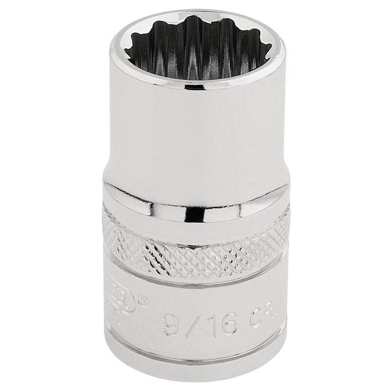 1/2" Dop Inch, 12-kant, 9/16"