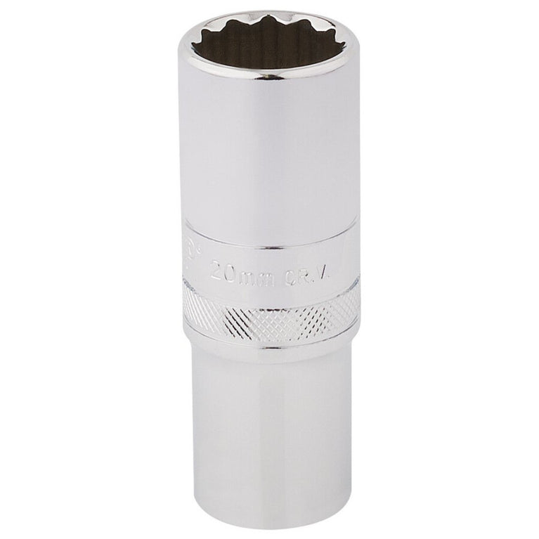 1/2" Dop lang, 20mm, 12-kant