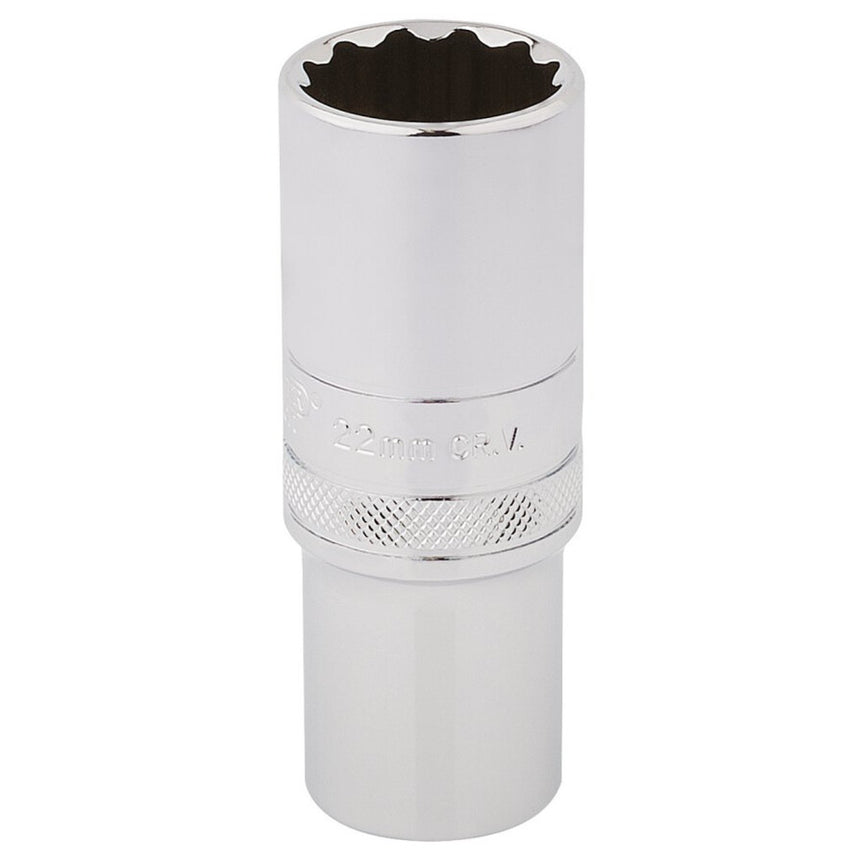 1/2" Dop lang, 22mm, 12-kant