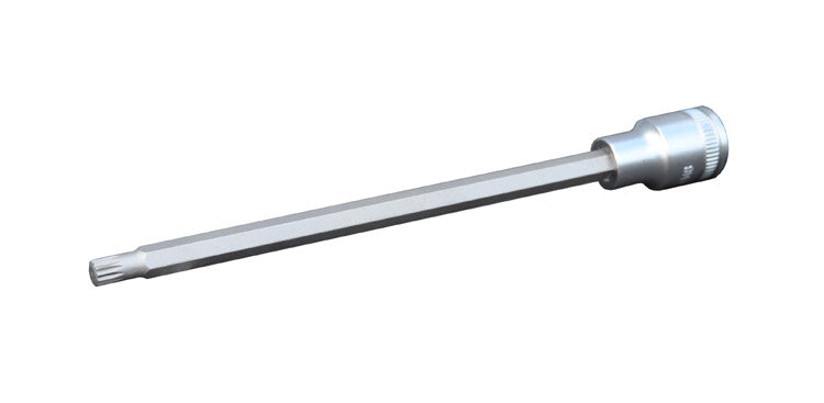 1/2" Dop M10 veeltand/spline, 200mm