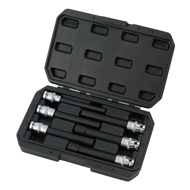 1/2" Doppenset E-torx, extra lang, 6dlg