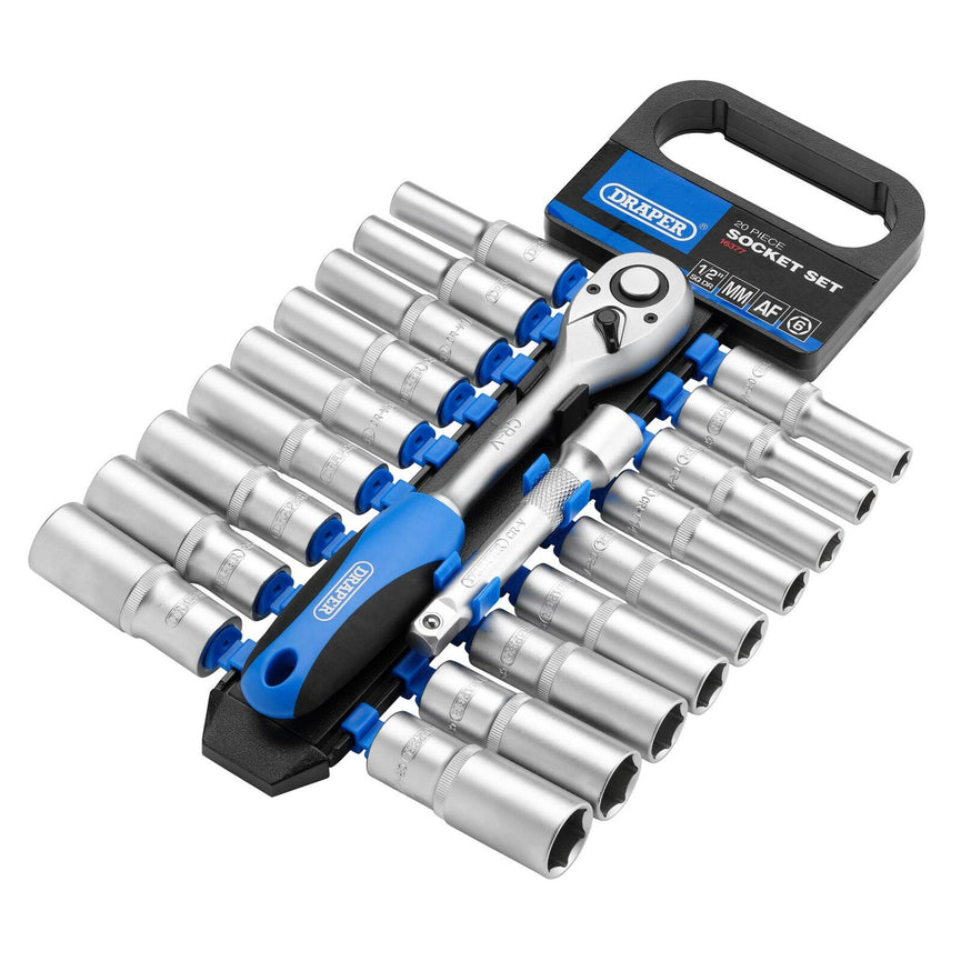 1/2" Doppenset lang, 20pcs