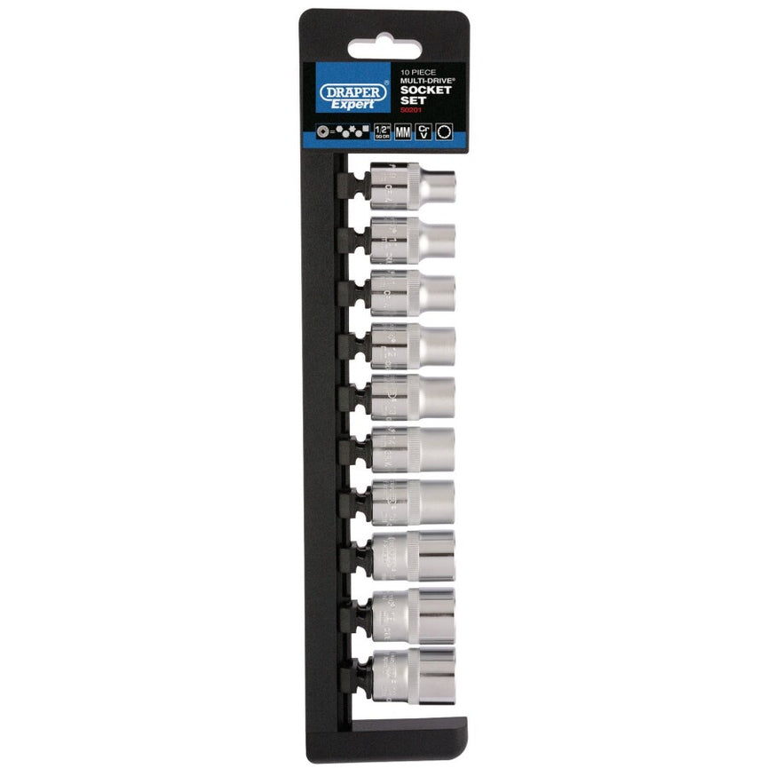 1/2" Doppenset Multi-Drive, 10dlg