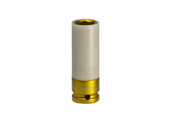 1/2" Krachtdop 19mm, lang dunwandig (geel)