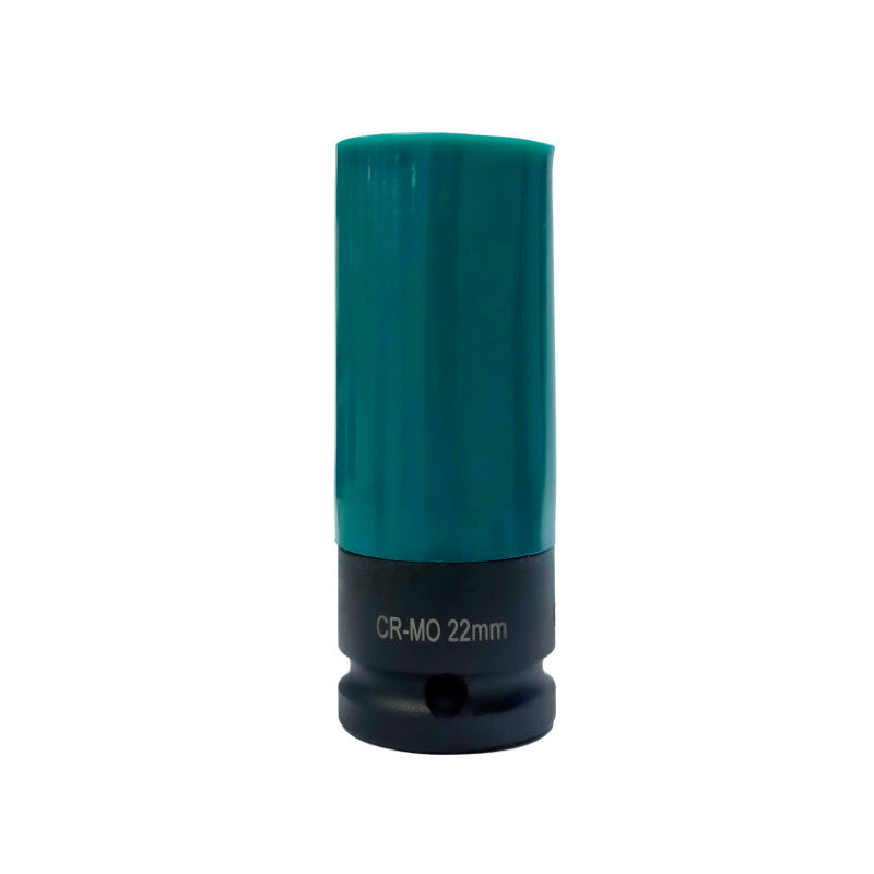 1/2" Krachtdop 22mm, lang dunwandig (groen)