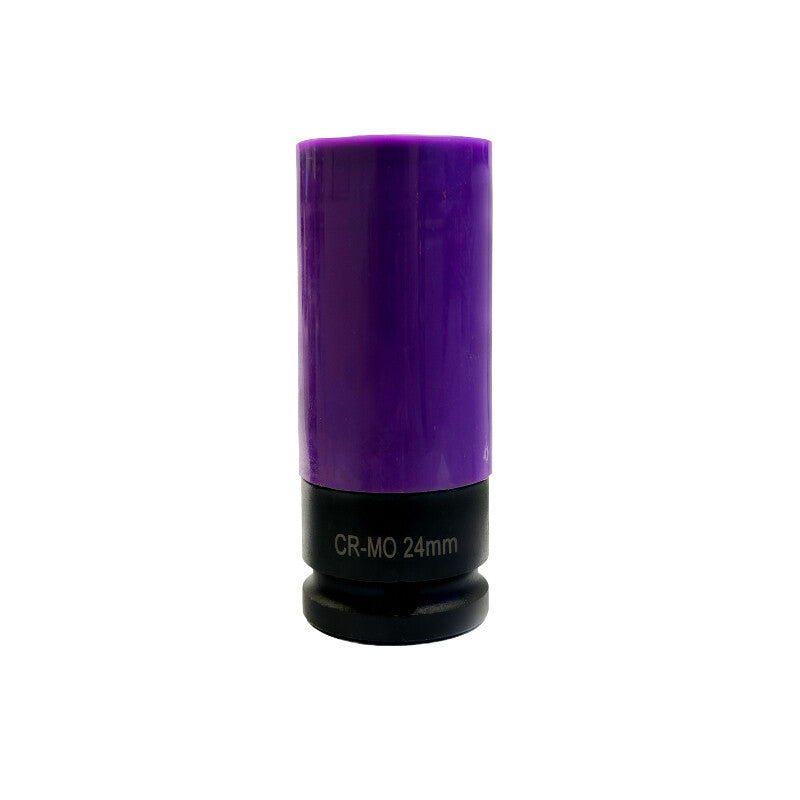 1/2" Krachtdop 24mm, lang dunwandig (paars)