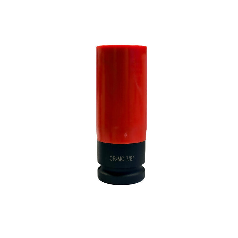 1/2" Krachtdop 7/8", lang dunwandig (licht rood)