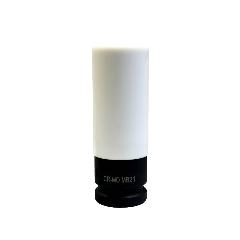 1/2" Krachtdop MB21, lang dunwandig (wit)