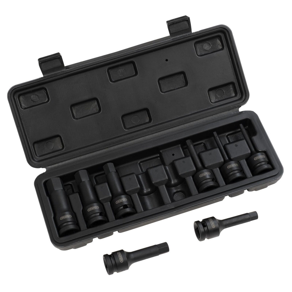 1/2" Krachtdoppenset inbus, 8dlg