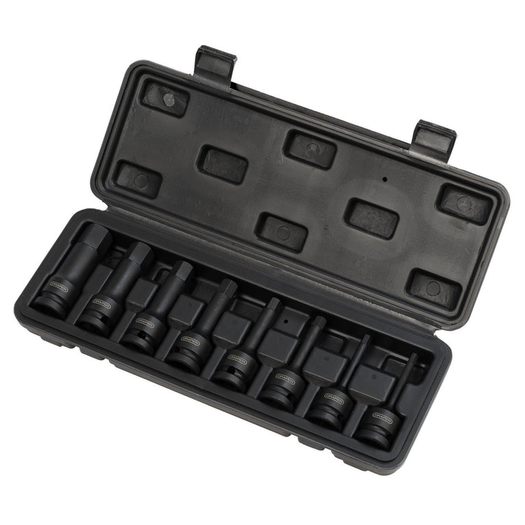 1/2" Krachtdoppenset inbus, 8dlg