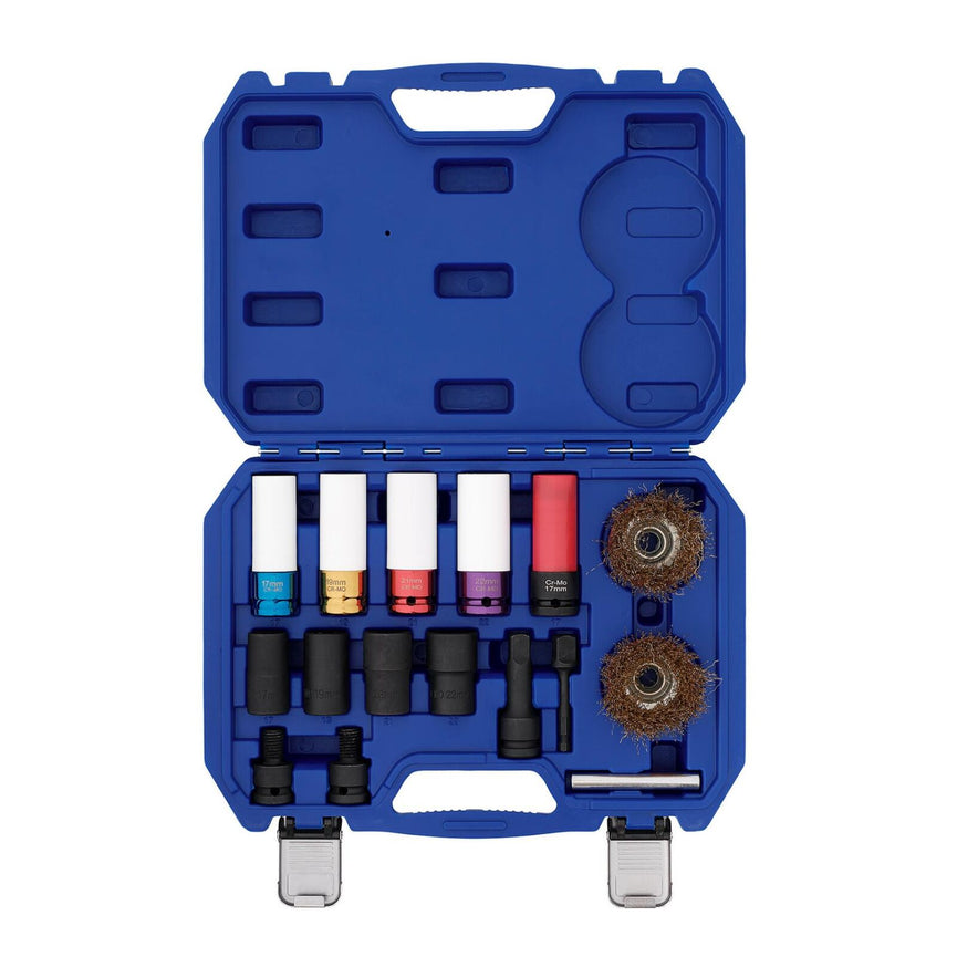 1/2" Krachtdoppenset lang, 10dlg