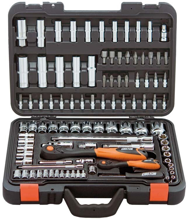 1/4”+1/2” Doppenset, 98dlg