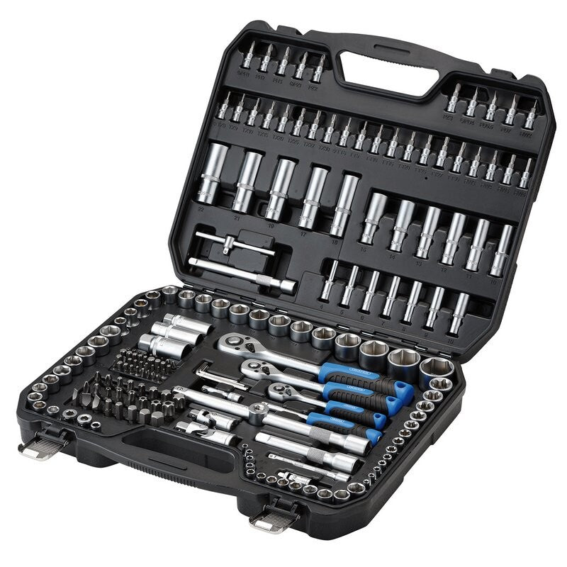1/4"+3/8"+1/2" Doppenset, 188dlg