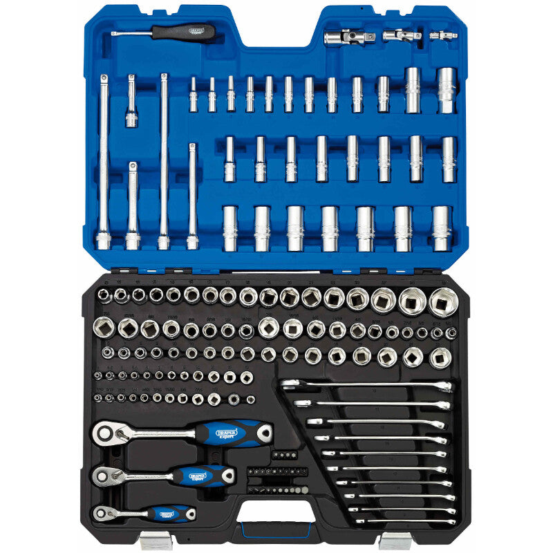 Draper doppenset - 1/4, 3/8 en 1/2 inch - 150-delig