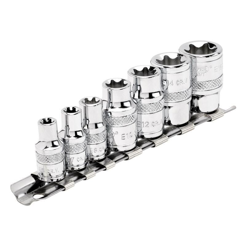 1/4"+3/8" Doppenrail, 7dlg