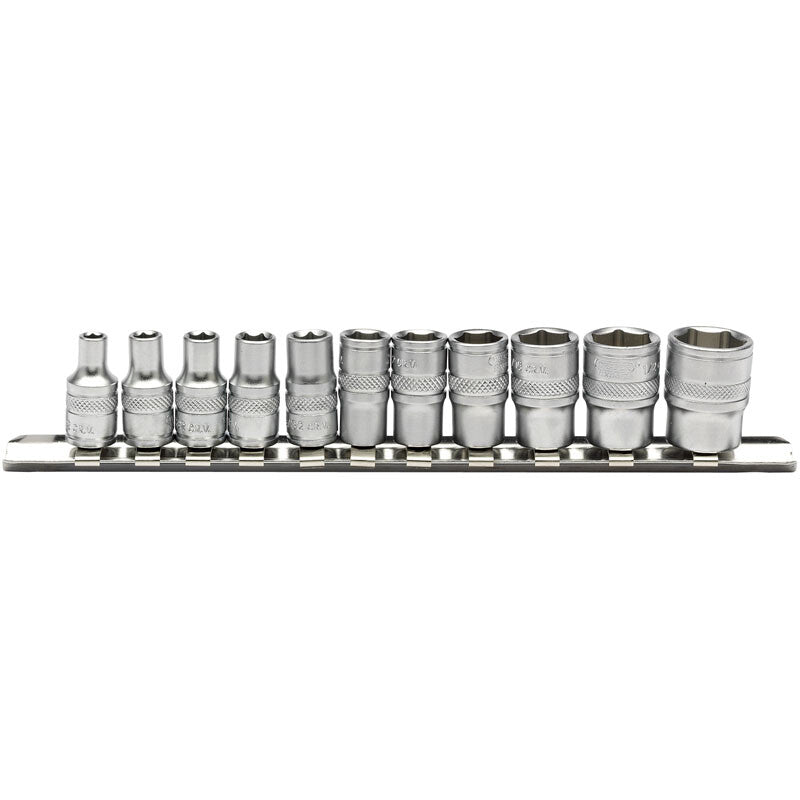 1/4” Doppenrail INCH, 11dlg