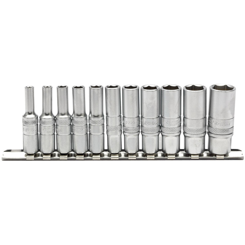 1/4" Doppenrail lang INCH, 11dlg