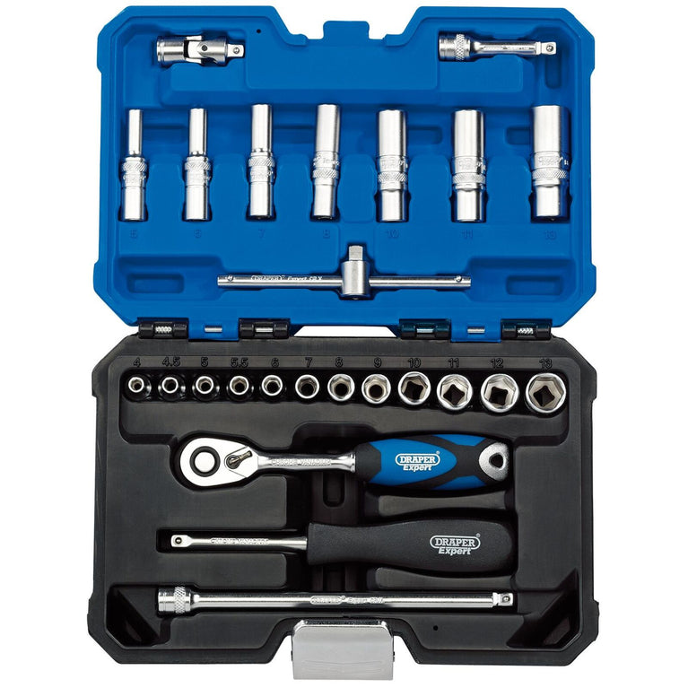 1/4" Doppenset, 25dlg