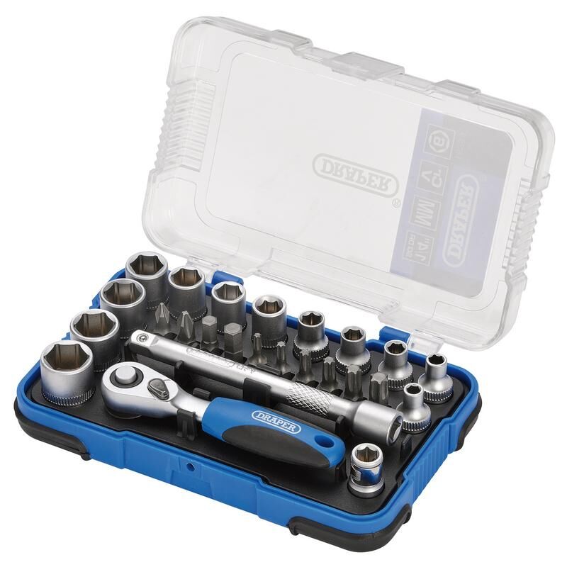 1/4" Doppenset, 25dlg