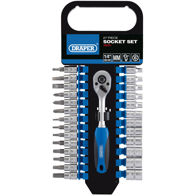 1/4" Doppenset, 27dlg