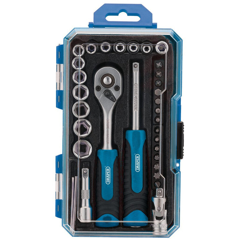 1/4" Doppenset, 35dlg