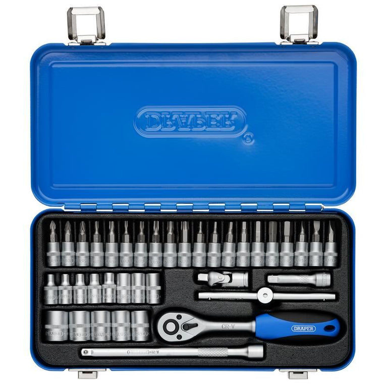 1/4" Doppenset, 38dlg