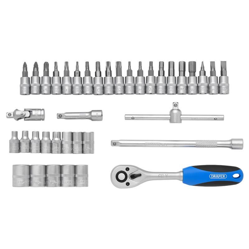 1/4" Doppenset, 38dlg