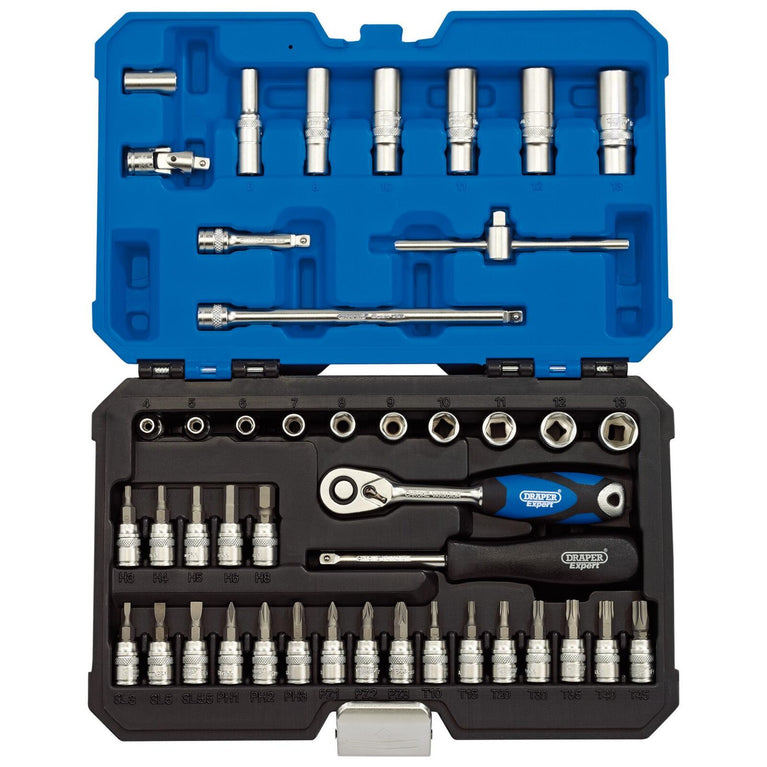 1/4" Doppenset, 44dlg