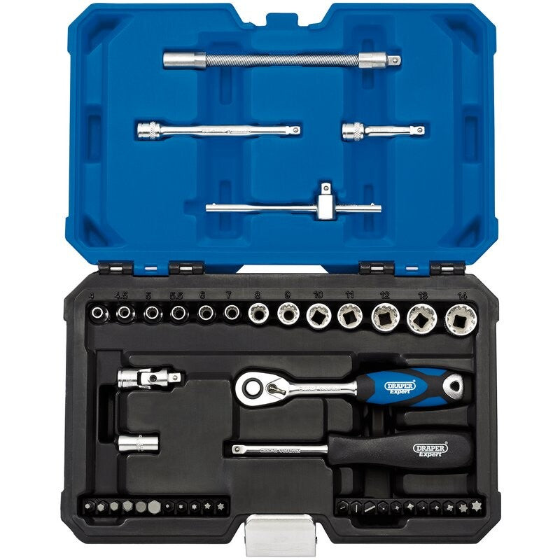1/4" Doppenset multi-drive, 43dlg