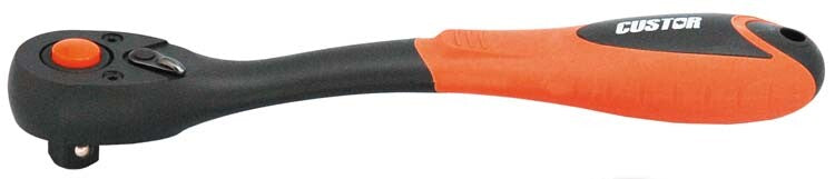 1/4" Ratel, kunststof grip