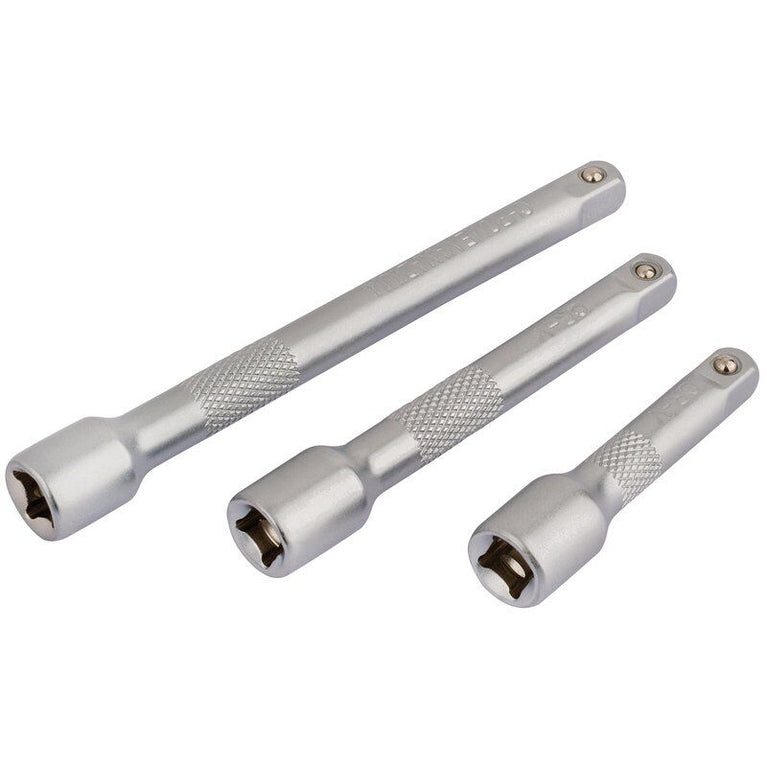1/4" Verlengstukken set, 3dlg
