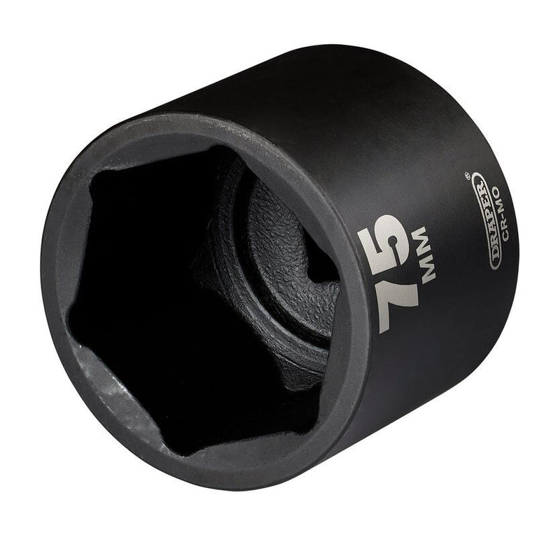 1" Krachtdop, 75mm lang